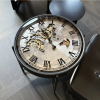 Retro High-End American Gear Clock Coffee Table: The Steampunk Statement Piece Every Living Room Needs