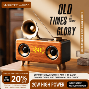 Beautiful Bluetooth retro speaker